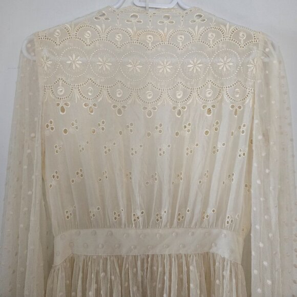 SPELL Darling Duster Eggnog Size Small b93E - Picture 6 of 13
